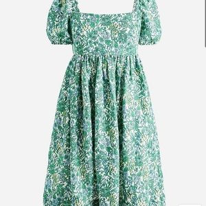 J. Crew Linen-cupro blend mini dress in valletta paisley